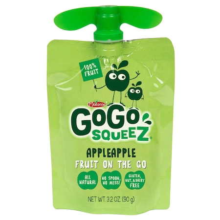 Gogo Squeez Applesauce 3.2 oz. Pouch, PK48 PK48 120463